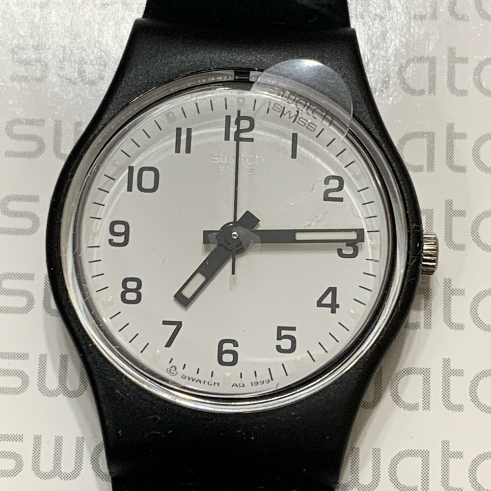 Black Swatch watch